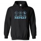 Eat Sleep Dogs Repeat Classic Unisex Kids and Adults Pullover Hoodie for Pet Lovers